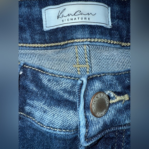 KanCan Signature Low Rise Ankle Skinny Cuffed Jeans women’s sz 28 Erin VBK1647A - Picture 10 of 12